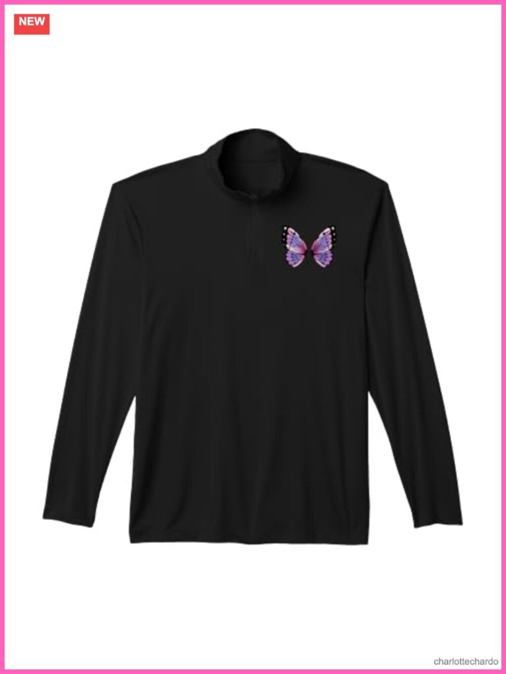 Women's Quarter-Zip Pullover 100% Polyester Moisture Wicking UPF 50 Athletic Top